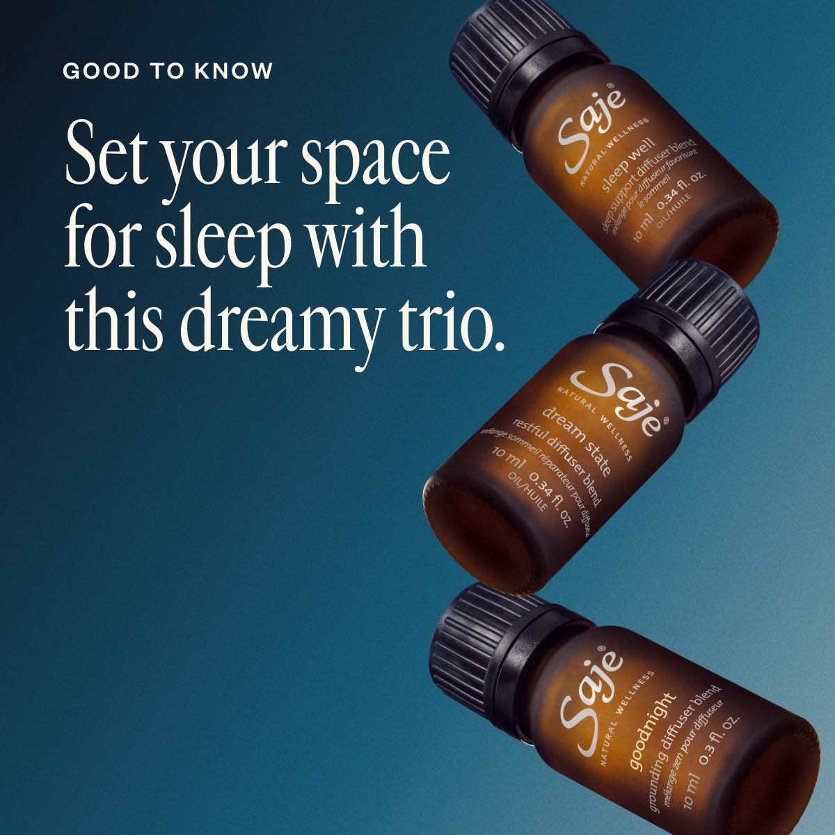Slumber Party Diffuser Blend Trio